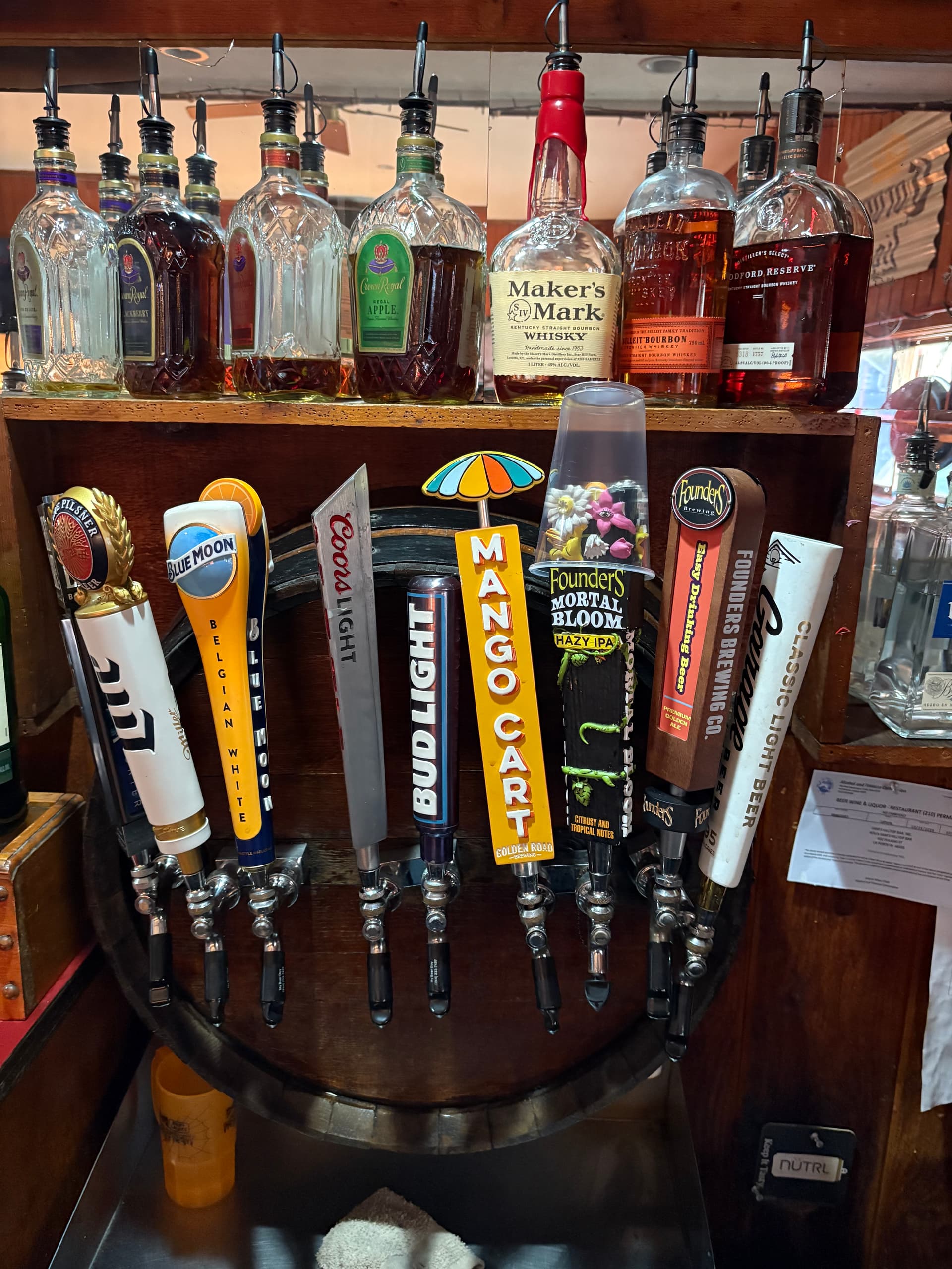 Hilltop tap handles
